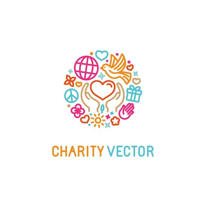 do beautiful charity logo with satisfaction guarantee