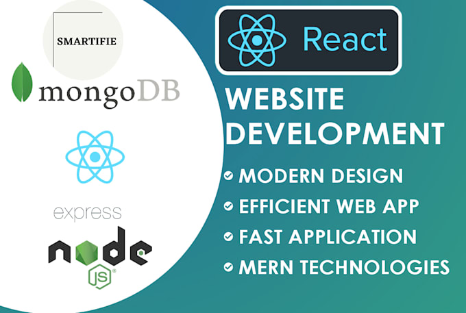 Create a react js website using react js and node js by Smartifie | Fiverr