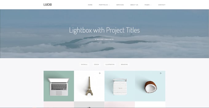 Design and code a modern, professional website with html, css and ...