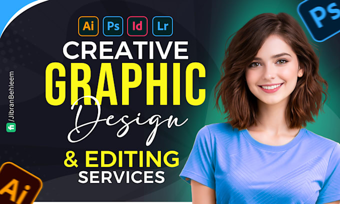 do any photoshop work, adobe illustrator, graphic design, and photo editing