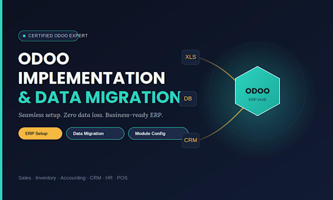 do odoo implementation, setup, and data migration
