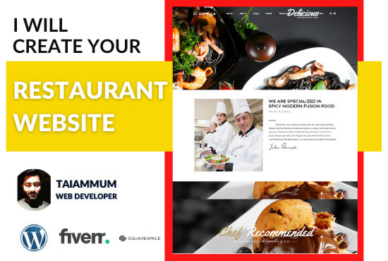design a restaurant website with wordpress, online food order system