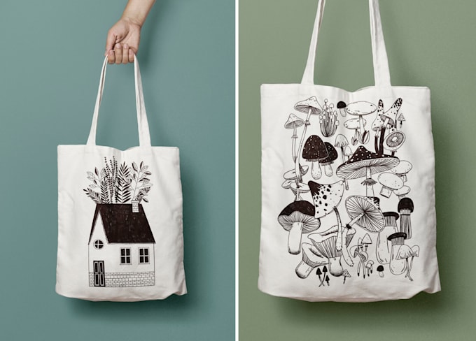 print for the bag, designing for eco bags, custom print