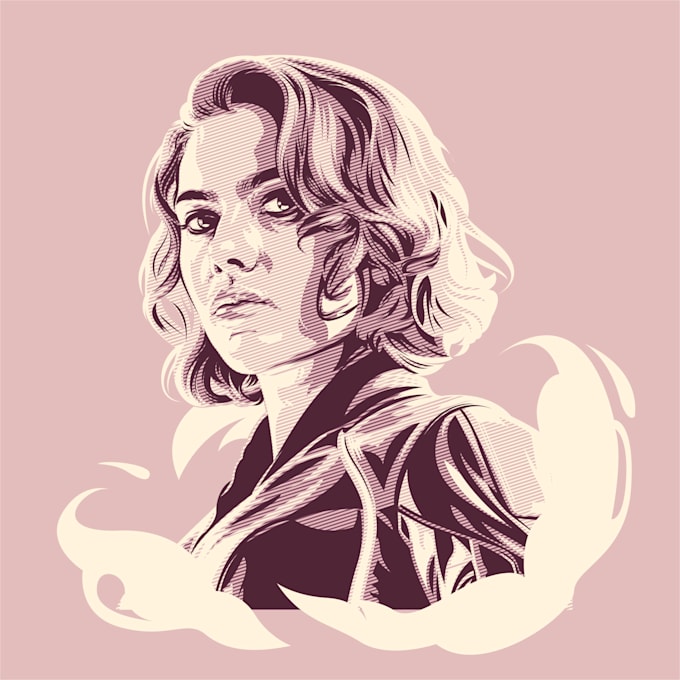 make your photo into vector art portrait