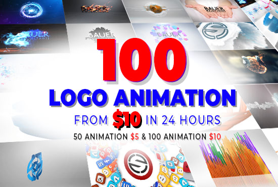 create mind blowing youtube video intro 4k logo animation