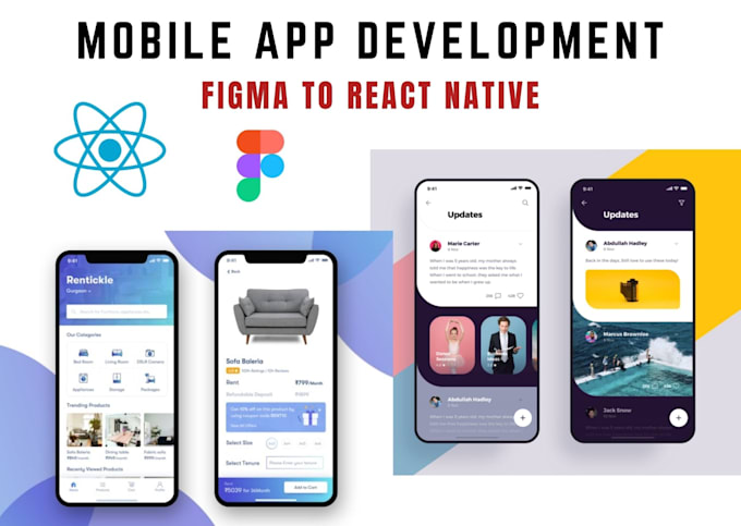 Convert your figma design into react native mobile application by ...