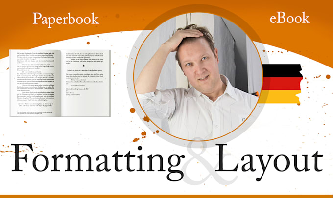 create your book layout design, formatting and paperbook