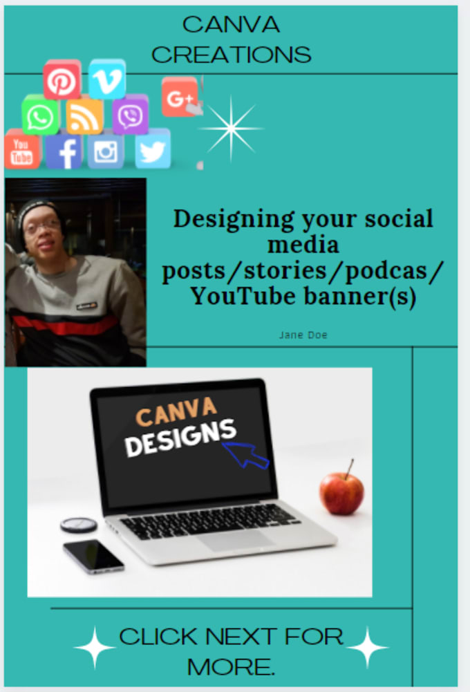 design canva social media posts and thumbnails