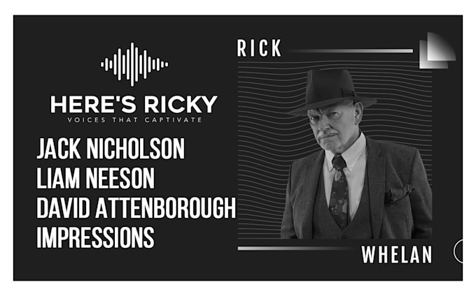 record a voiceover as jack nicholson, liam neeson or david attenborough