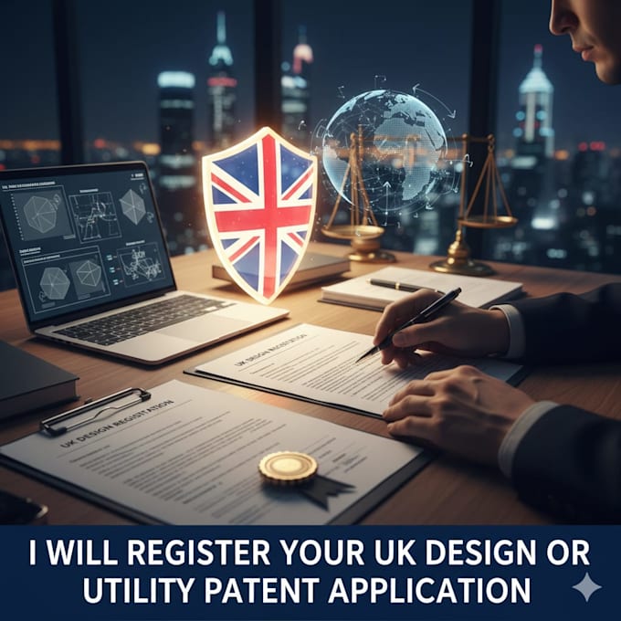 draft your UK design or utility patent application
