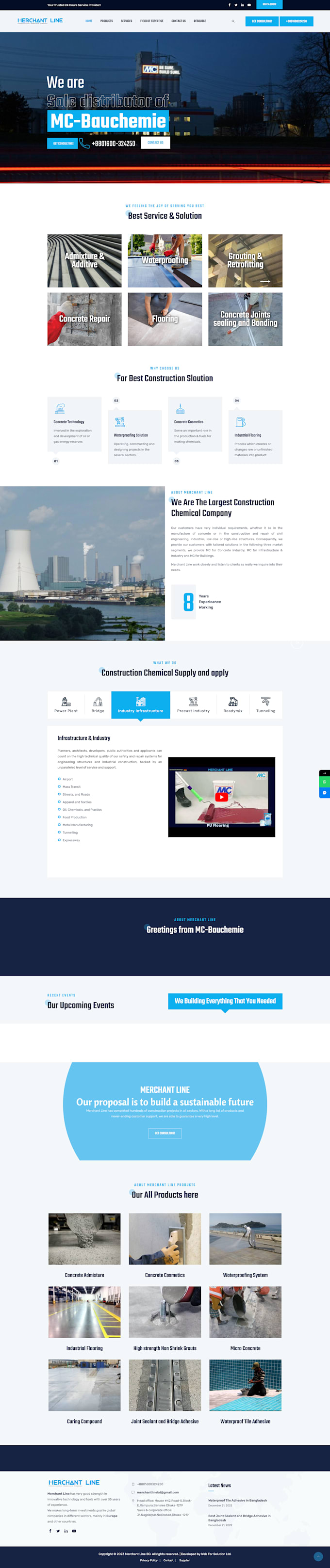 create landing page, ecommerce website on wordpress