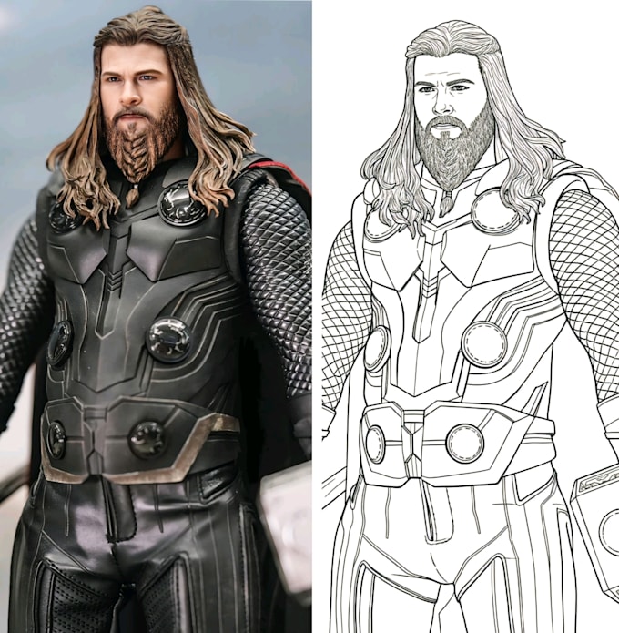 convert your photo to line art