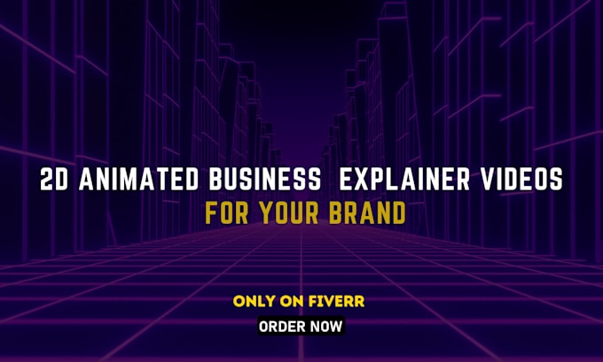 create a custom 2d animated explainer video for your business