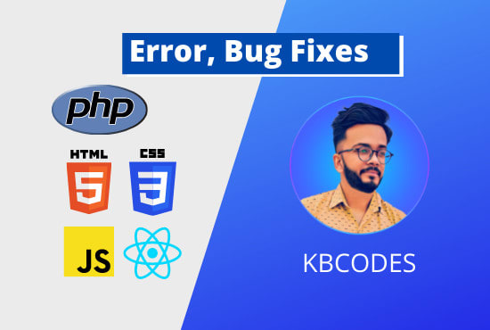 fix website or app errors and bugs