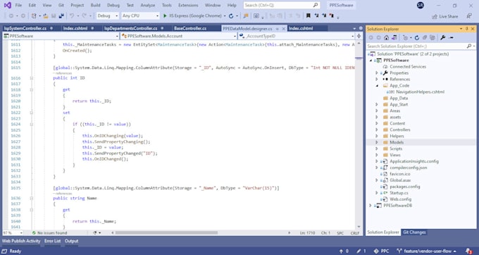 fix issue in asp dot net mvc, asp dot net core
