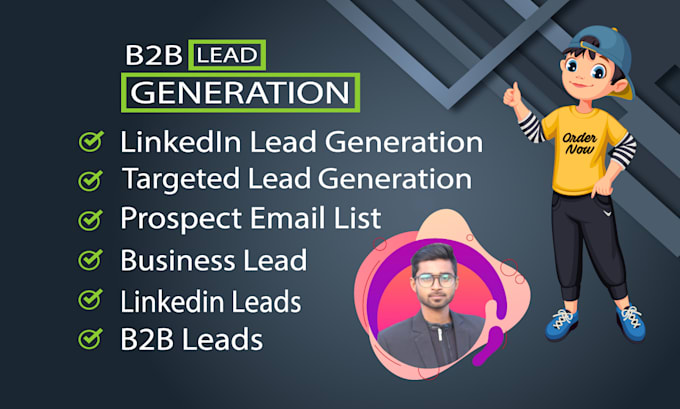 do targeted b2b lead generation, linkedin lead generation, prospect email list