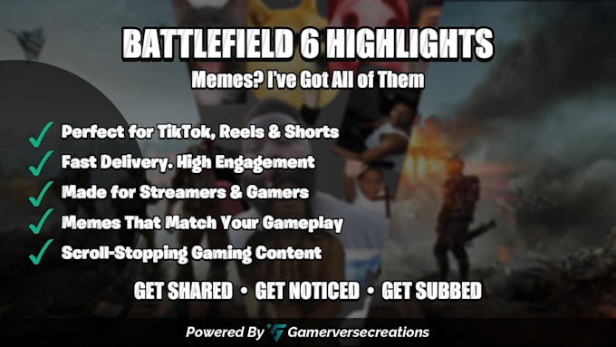edit battlefield gaming highlights for youtube and tiktok