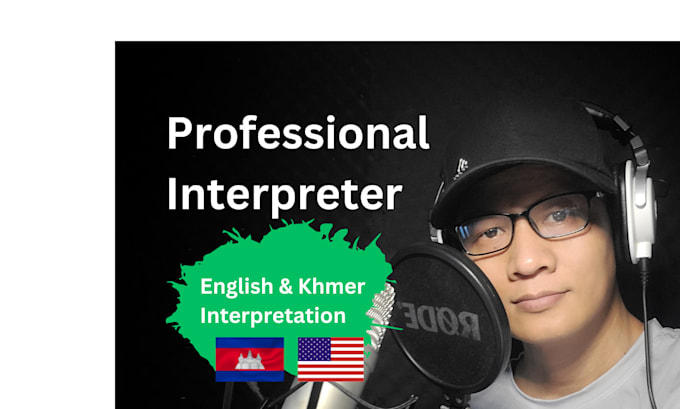 interpret khmer meetings or calls