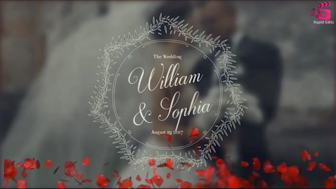 edit marvelous wedding  videos
