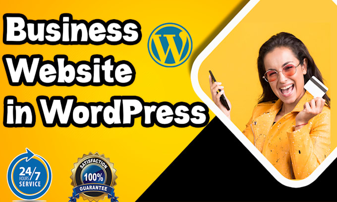 build responsive business website in wordpress