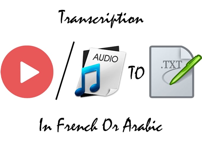 transcribe french and arabic audio into text