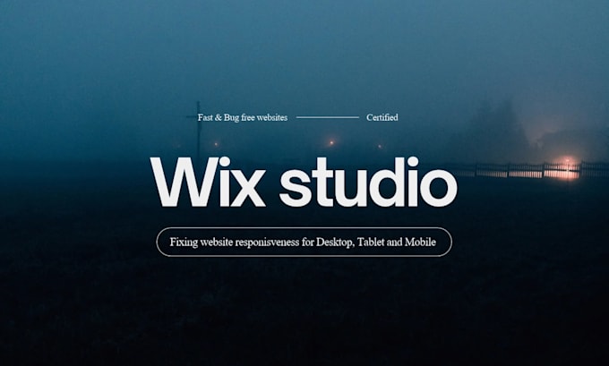 fix wix studio website responsiveness or any other bug, wix website