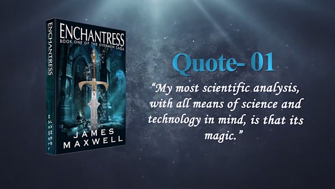 do book trailer promo video for amazon kindle and authors