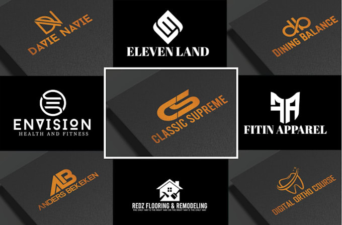 Creative Unique Versatile Minimalist Initial Business Logo Design