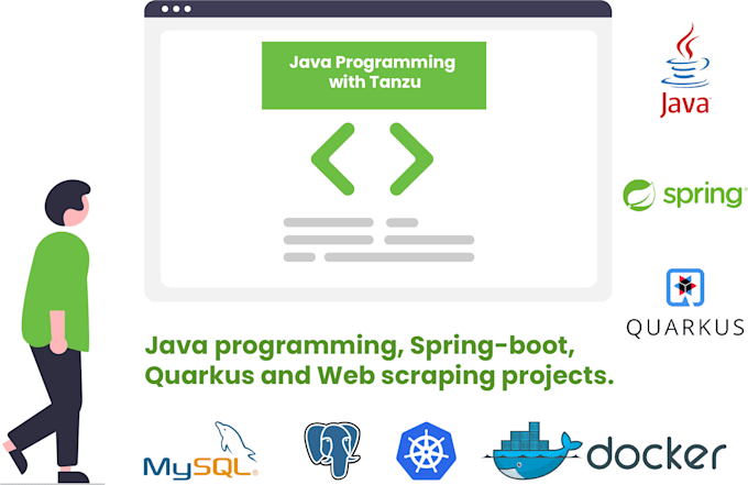 develop java programming, spring boot, quarkus projects