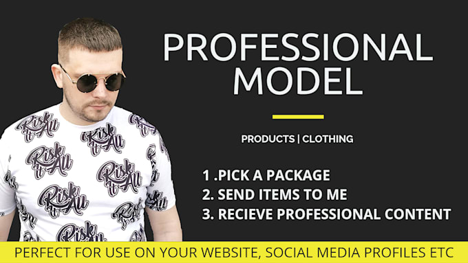 be your professional male model