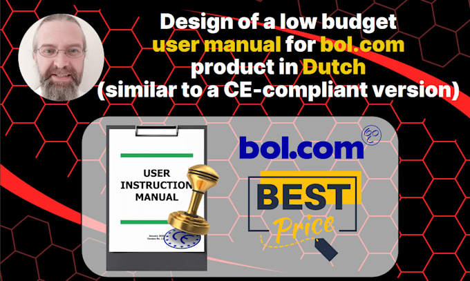 design a low budget user manual for bol similar to a ce compliant version