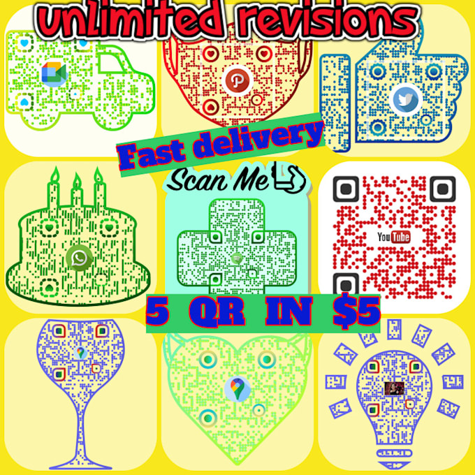 Create a custom colorful qr code generator as your logo design by ...