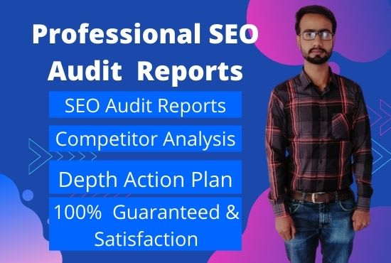 provide a professional SEO audit report with action plan in 1 day