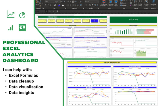 Create insightful excel dashboards, charts, reports and analysis by ...