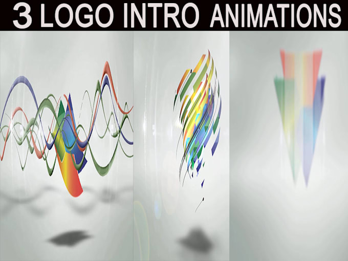 create 3 corporate video intro logo animation