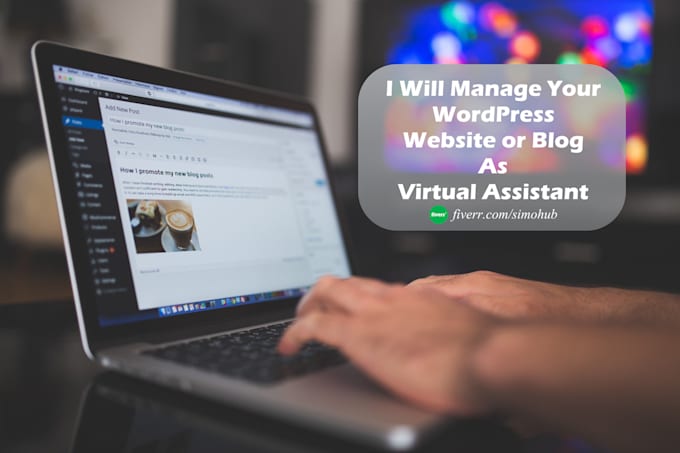 manage your wordpress website or blog as virtual assistant