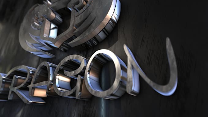 create 3d logo animated epic
