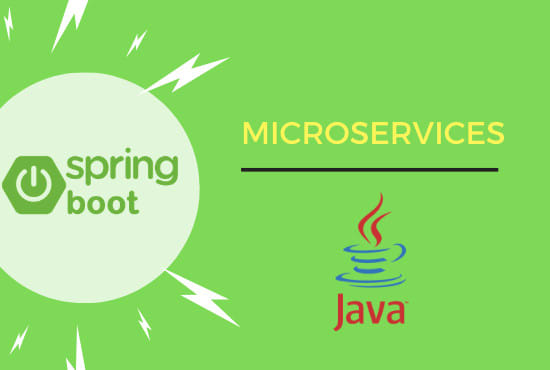 design backend with spring boot java microservices