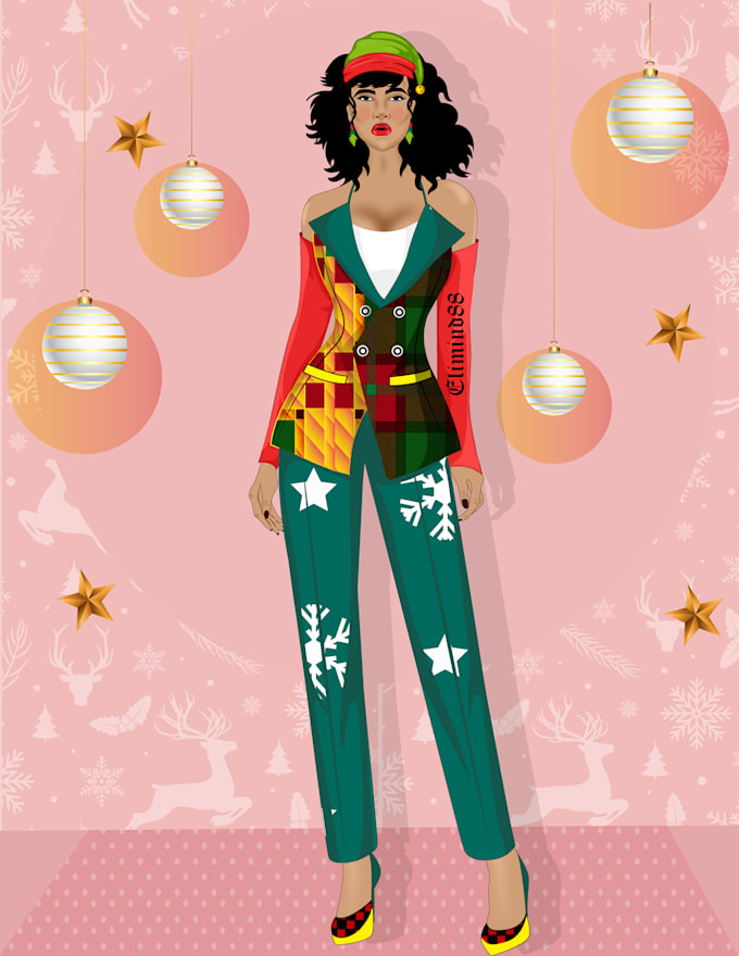 draw fashion illustration or sketch