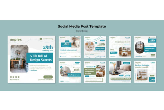 design unique and creative social media post design