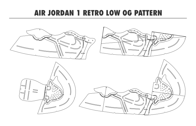 Air Jordan Shoe Pattern
