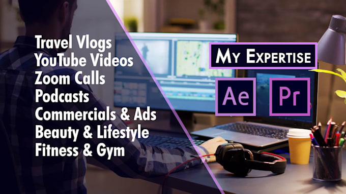 edit engaging youtube videos with subtitles and motion graphics