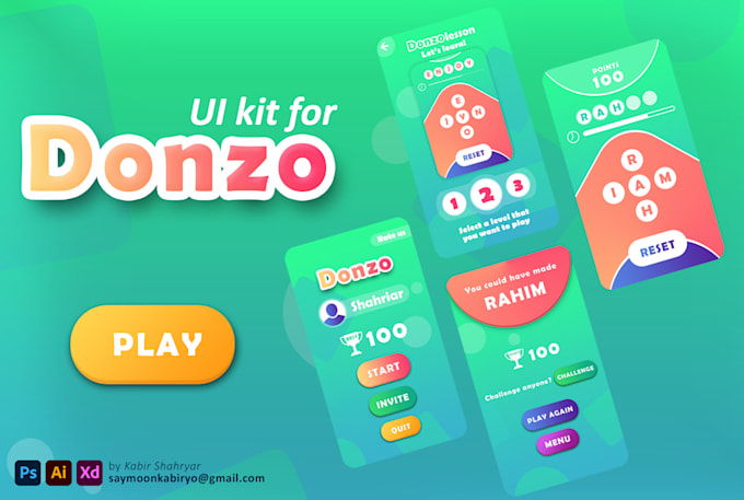 design, copy, redesign UI UX for your mobile application