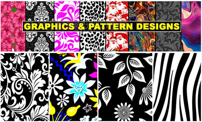 create unique seamless pattern design for printing fabric