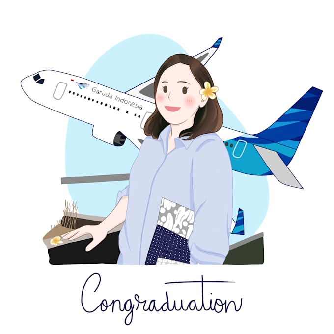 draw simple cute illustration in 24hr