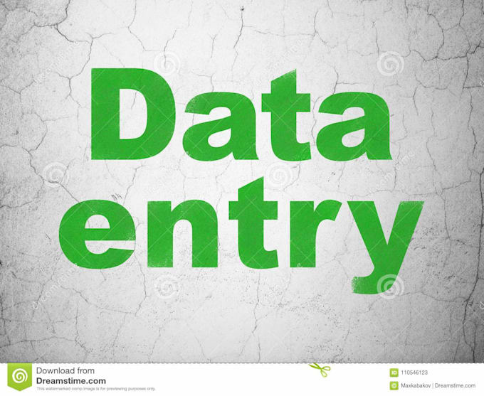 do excel data entry, copy paste