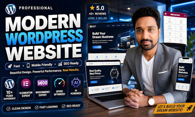 build a high converting wordpress website with elementor