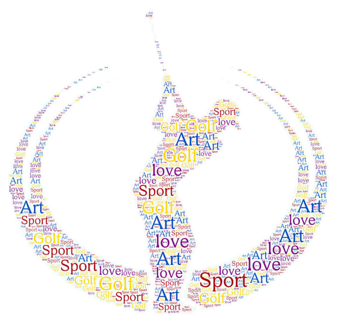 do creative word cloud art uniquely for you all