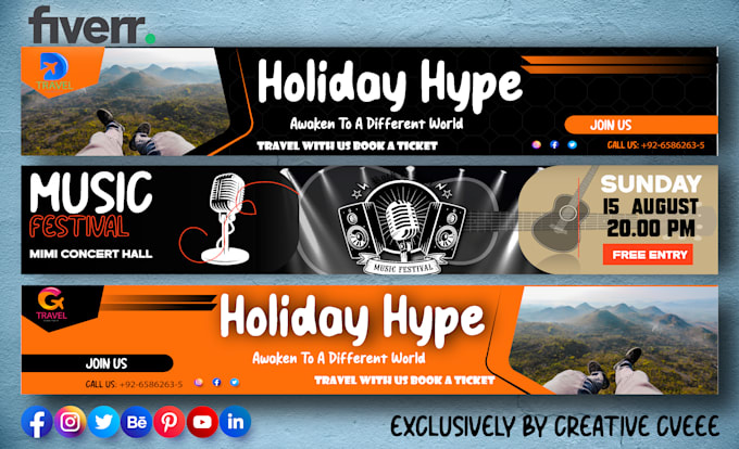design banner, signage, billboards and graphic design