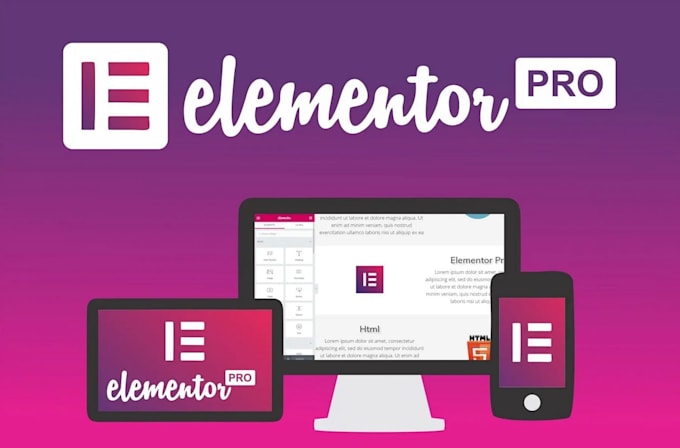 create any type of website or webshop using elementor